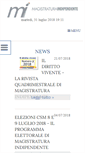 Mobile Screenshot of magistraturaindipendente.it